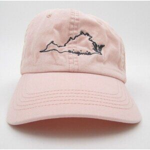 Women Virginia Home Free Embroidered Adjustable Pink Hat (B)